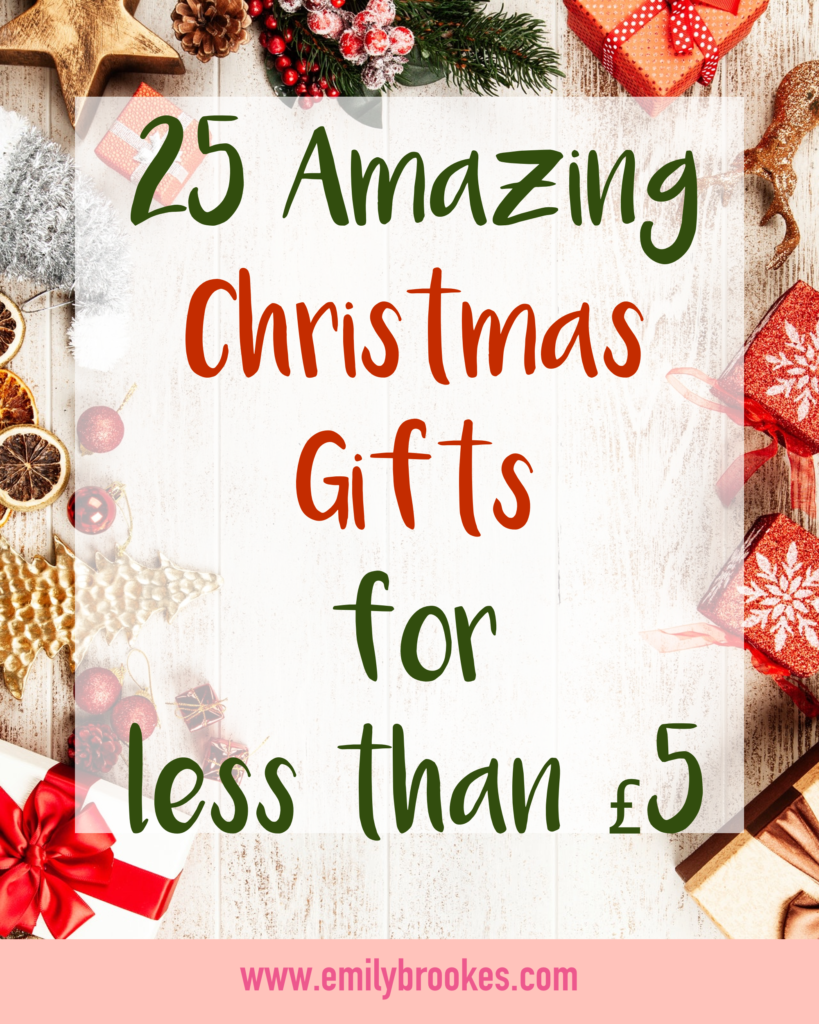 25 christmas gifts under £5  EMILY BROOKES